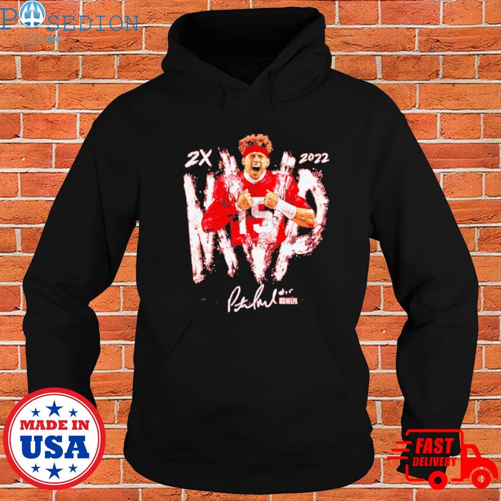 Patrick Mahomes II Black Long Sleeve Crew Neck MVP Pullover T