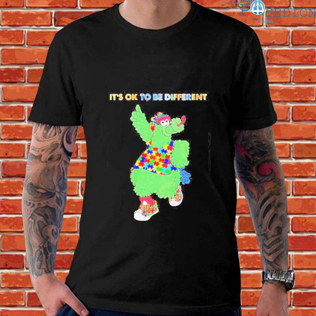 LIMITED EDITION Phillie Phanatic It's Ok To Be Different T-Shirt