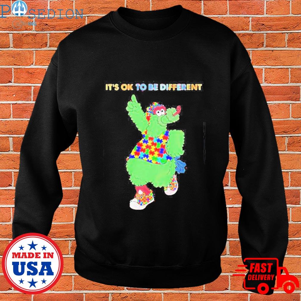 LIMITED EDITION Phillie Phanatic It's Ok To Be Different T-Shirt -  Torunstyle