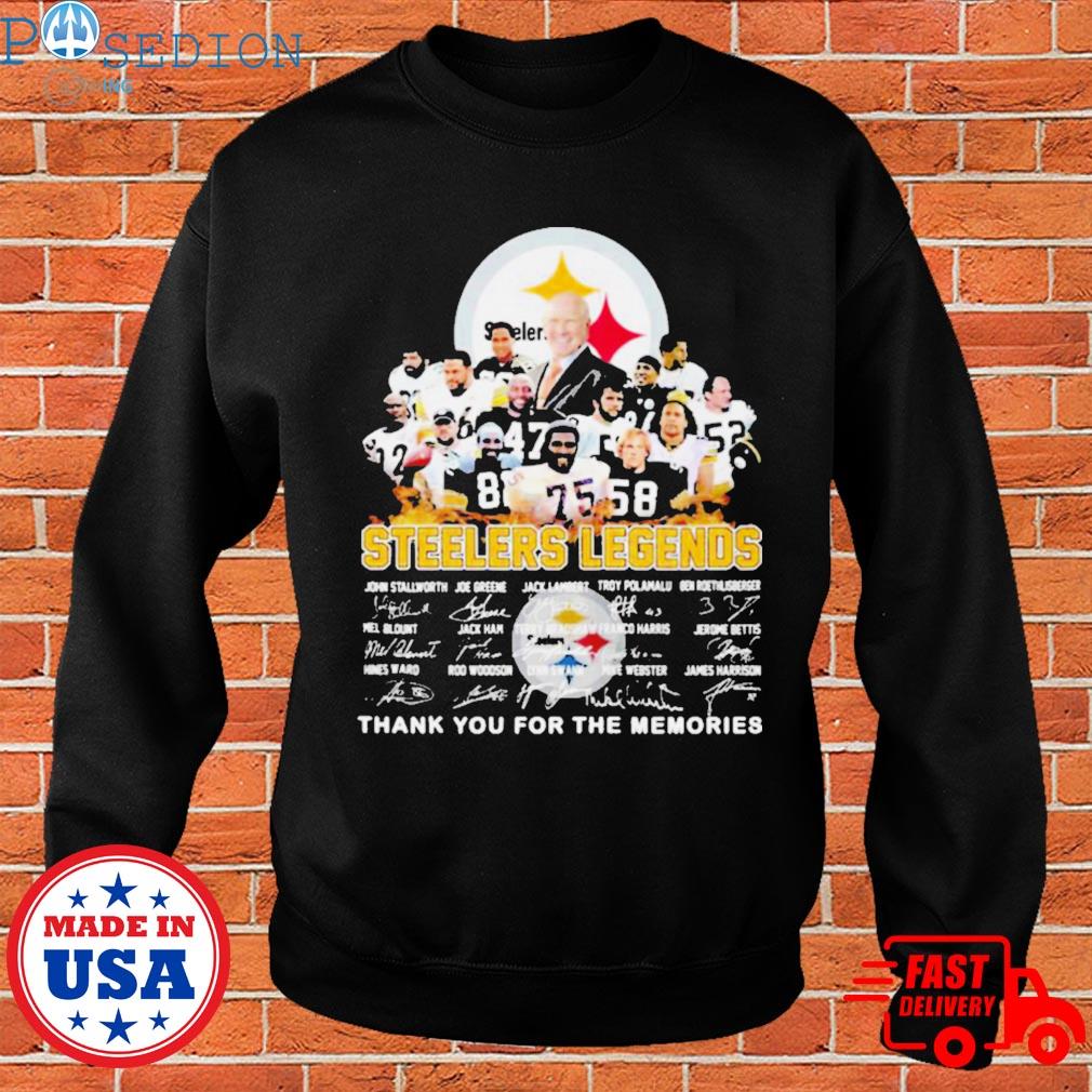 Steelers The Legends Signature Unisex T-Shirt, hoodie, sweater, long sleeve  and tank top