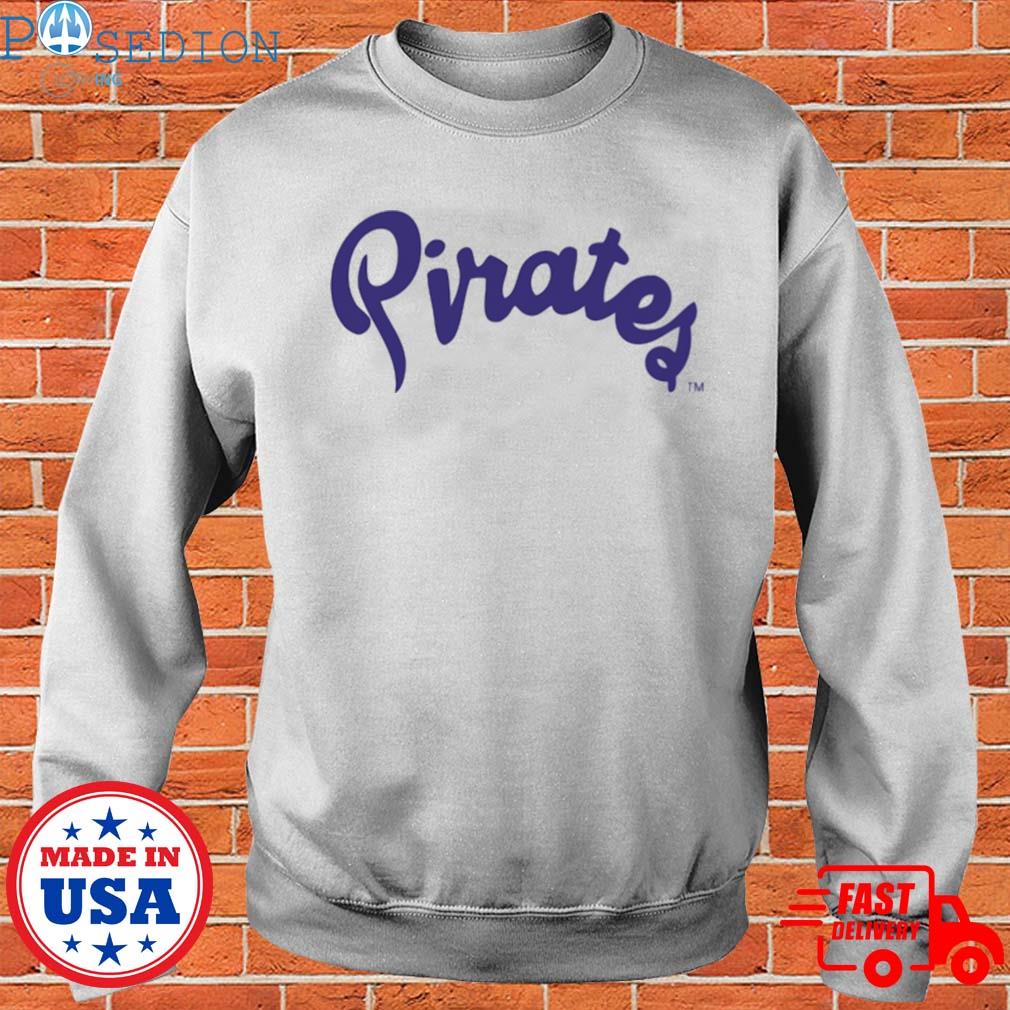 Powder Purple Pirates Script Comfort Colors T-shirt #23 Back