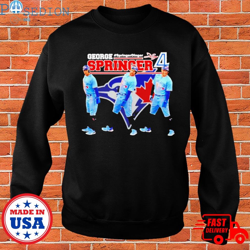 George Springer Toronto Number Signature T-Shirt - Guineashirt Premium ™ LLC