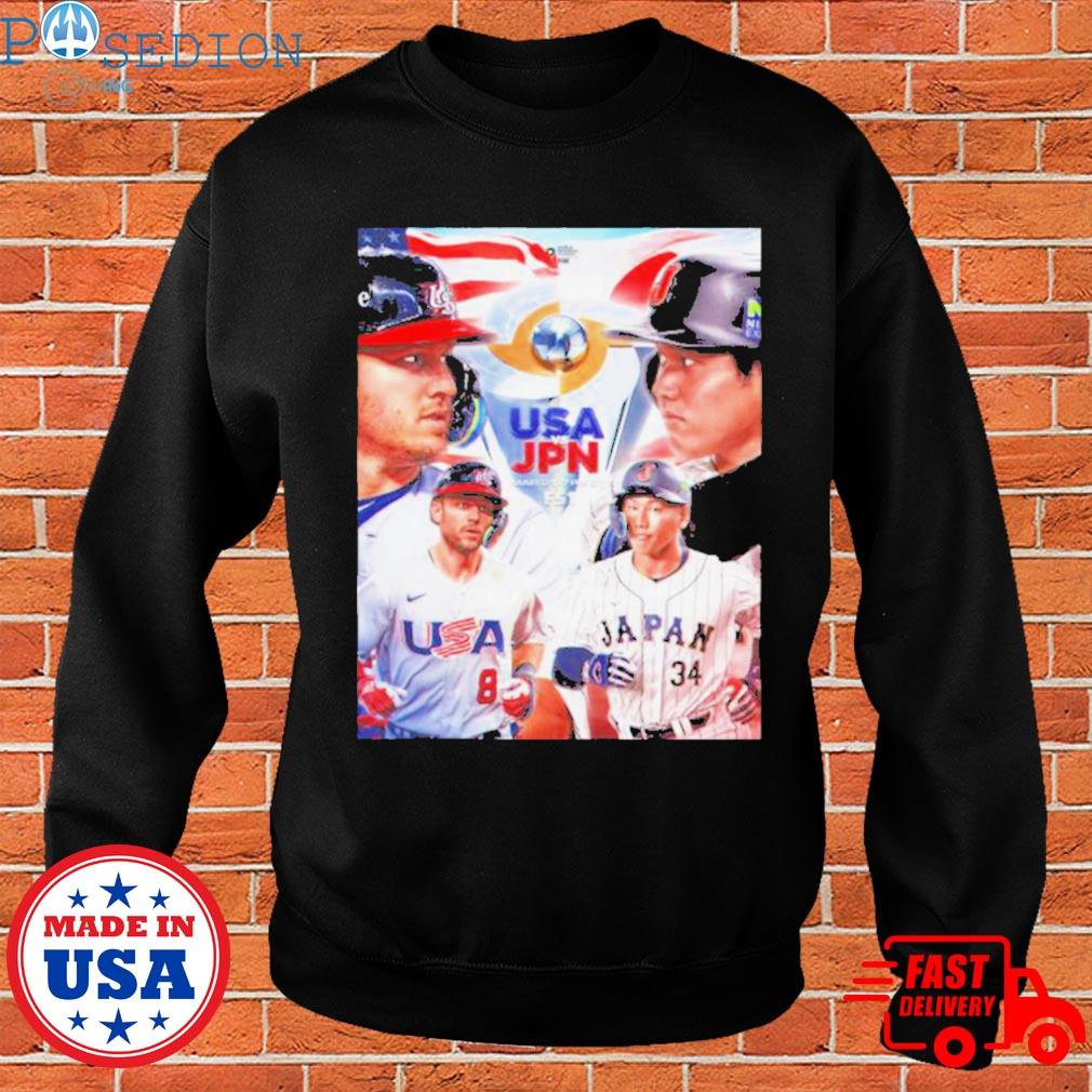 Official usa Vs Japan Baseball 2023 World Baseball Classic Championship  Matchup Shirt, hoodie, sweater, long sleeve and tank top