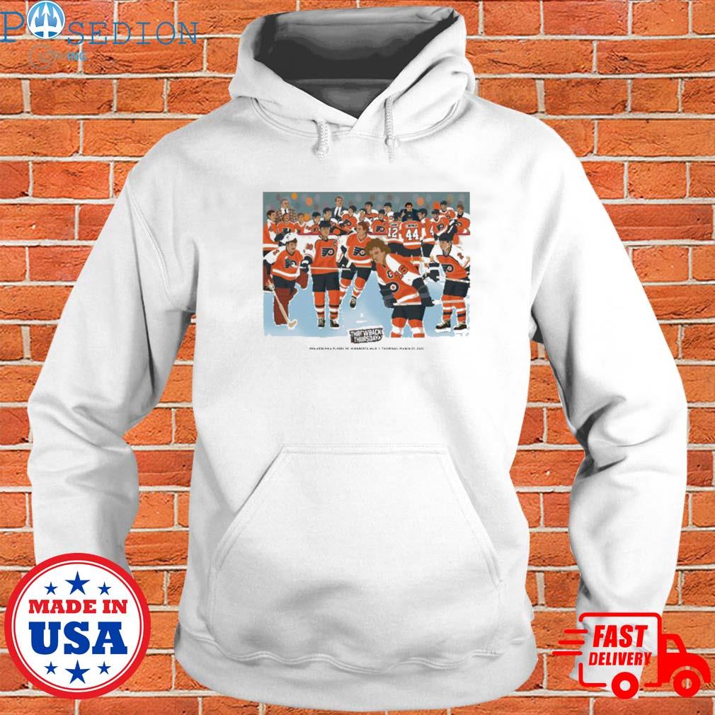 Philadelphia Flyers vs Minnesota Wild NHL Throwback Thursday 2023 shirt,  hoodie, sweater, long sleeve and tank top