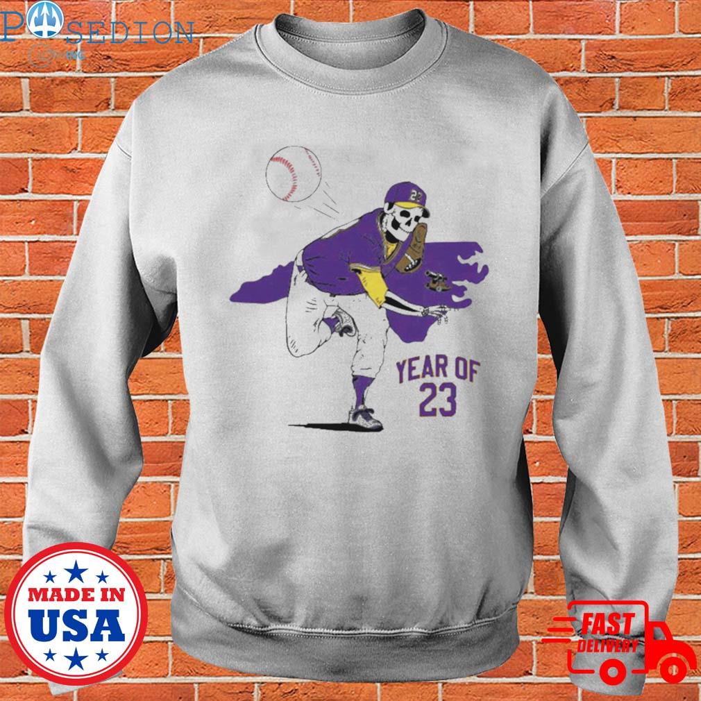 East Carolina Pirates baseball year of 23 skeleton shirt, hoodie