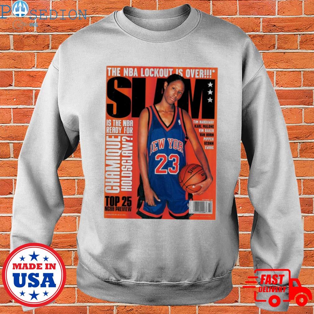 The NBA women's lockout is over slam chamique holdsclaw T-shirts, hoodie,  sweater, long sleeve and tank top