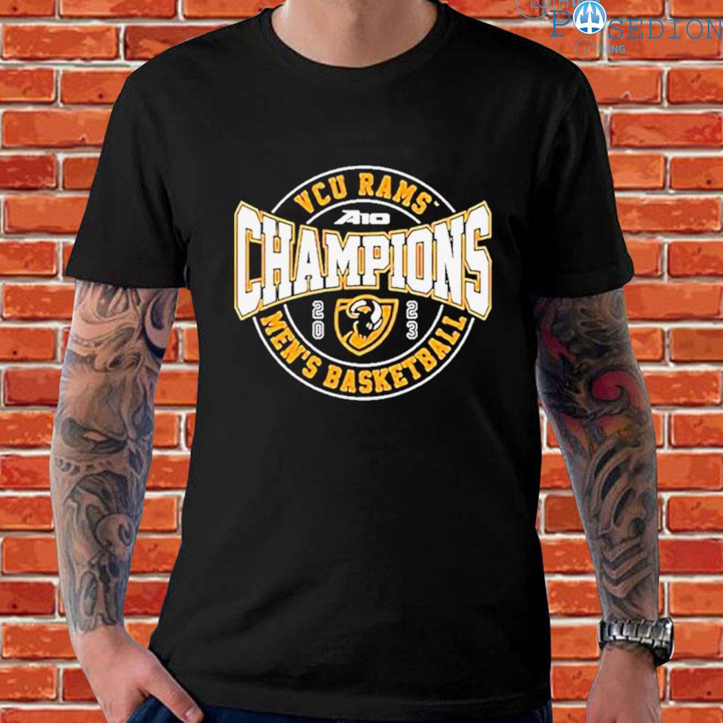 Vcu Rams Ncaa Mens Basketball A-10 Champions 2023 T-Shirt - Yesweli