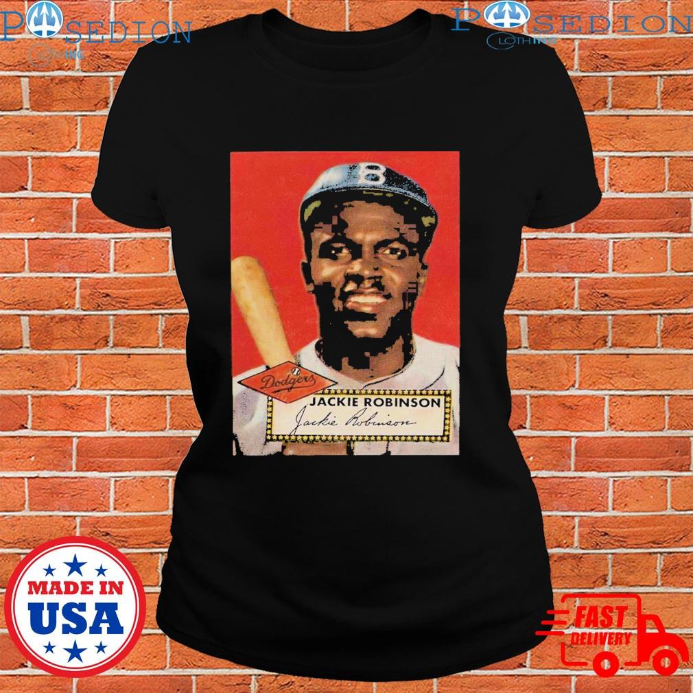 1952 Topps Baseball Jackie Robinson Dodgers shirt, hoodie, sweater