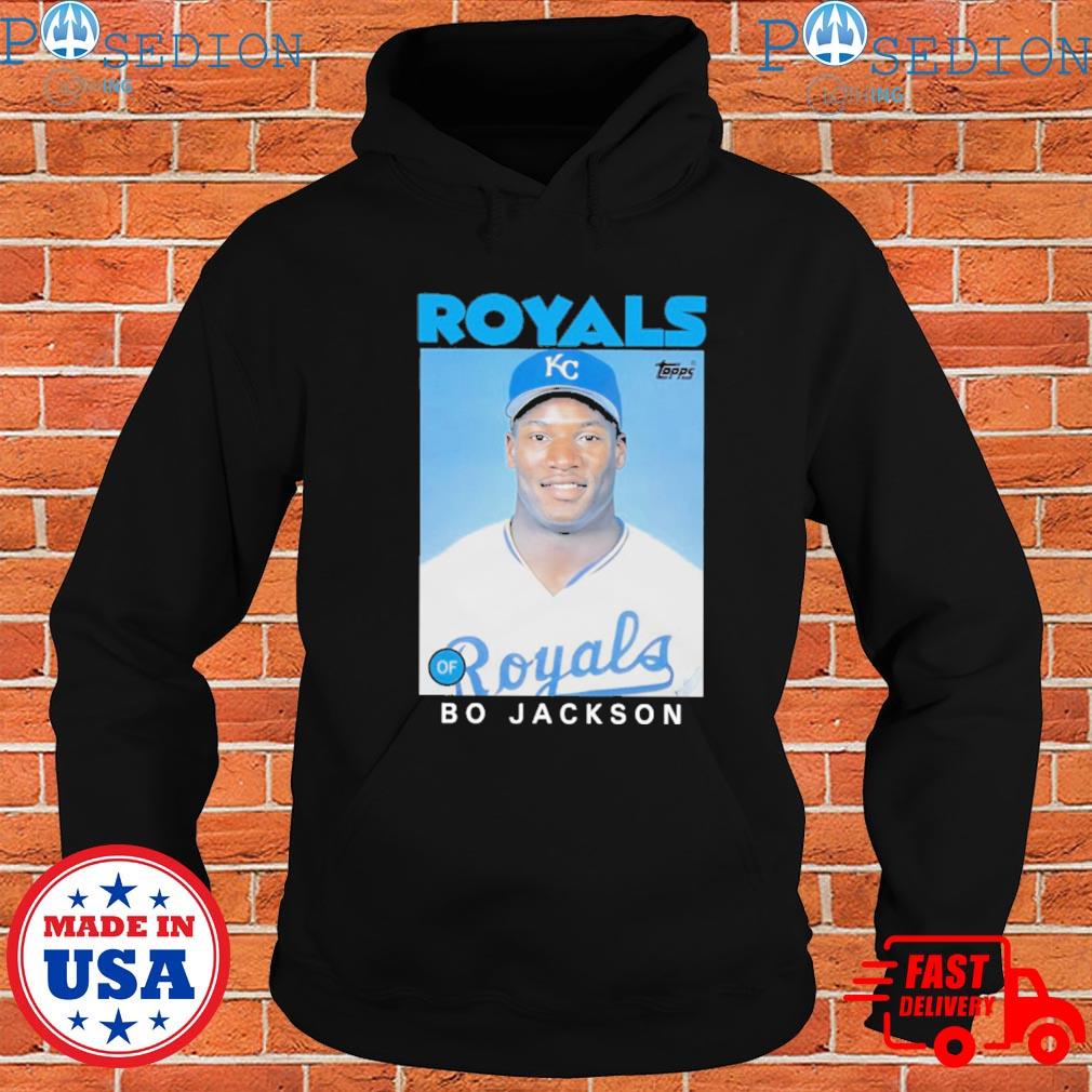 1986 topps baseball bo jackson royals T-shirt, hoodie, sweater