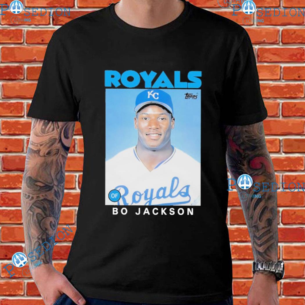 Best bo Jackson of Kansas City Royals 1986 Topps Baseball shirt - Limotees