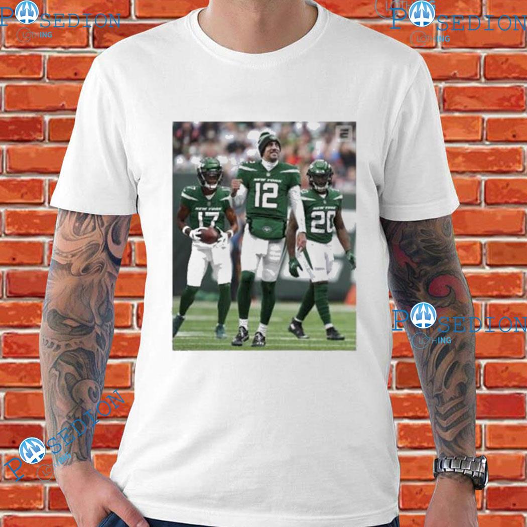 : Aaron Rodgers Jets T-Shirt Black: Clothing, Shoes