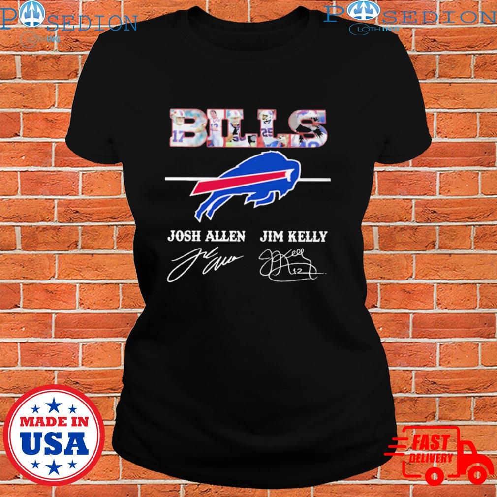 Buffalo Bills Josh Allen Jim Kelly T-Shirt - TeeNavi