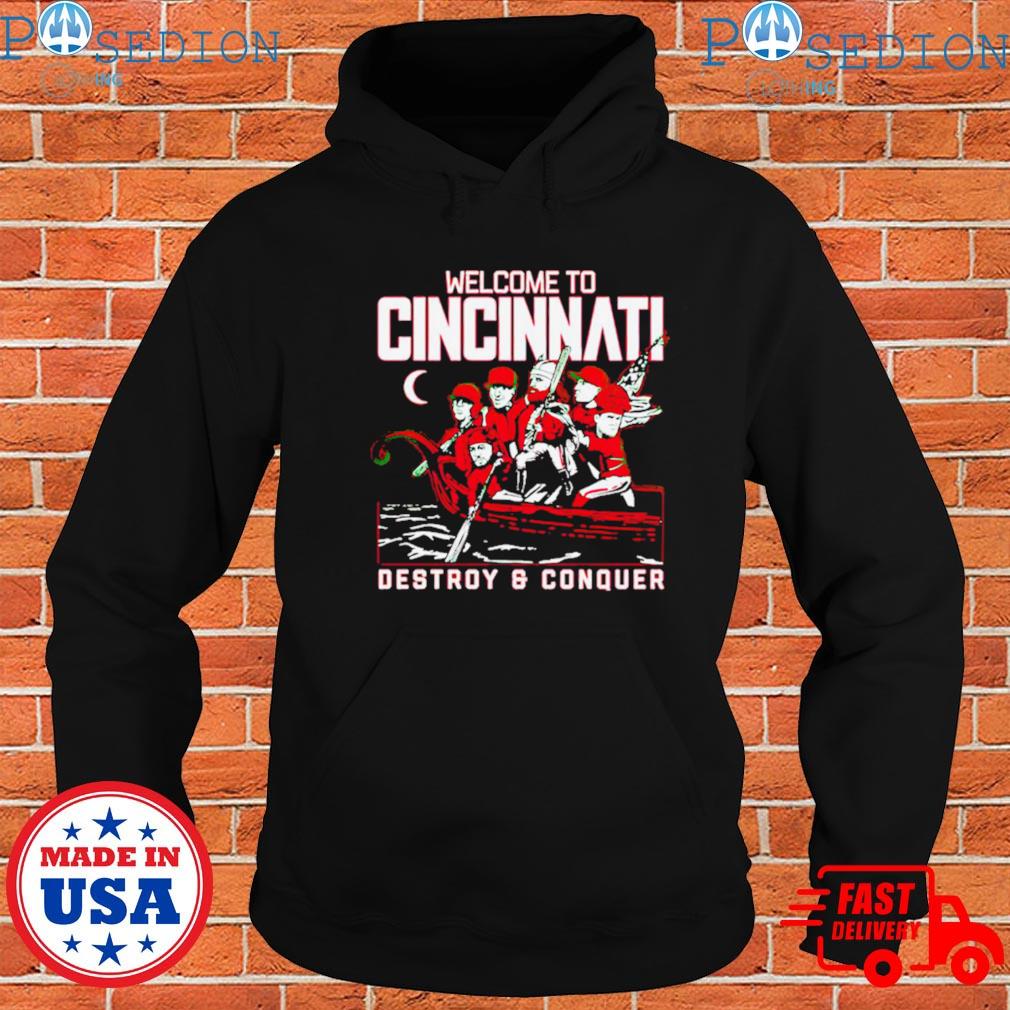 Welcome to Cincinnati Vikings destroy and conquer funny T-shirt, hoodie,  sweater, long sleeve and tank top