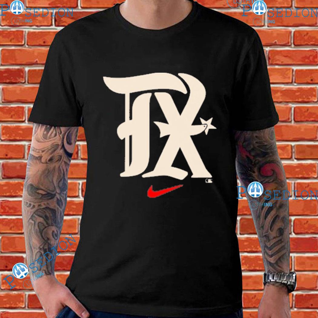 Texas Rangers City Connect Logo T Shirt