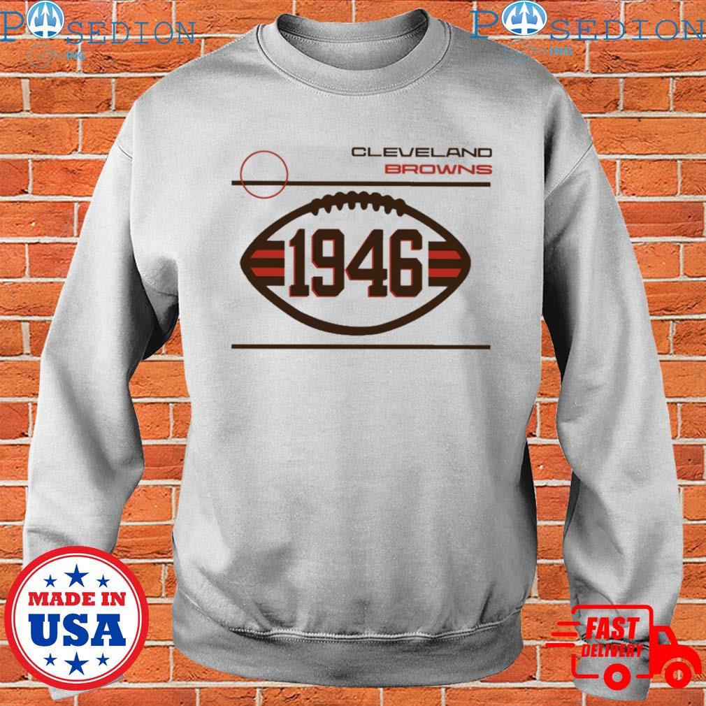 Football Established 1946 Vintage Browns T Shirt Cleveland Browns