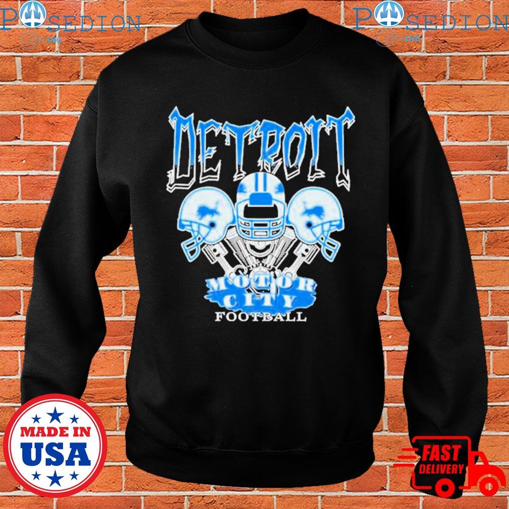 Official Detroit lions motor city Football T-shirt, hoodie, tank top,  sweater and long sleeve t-shirt