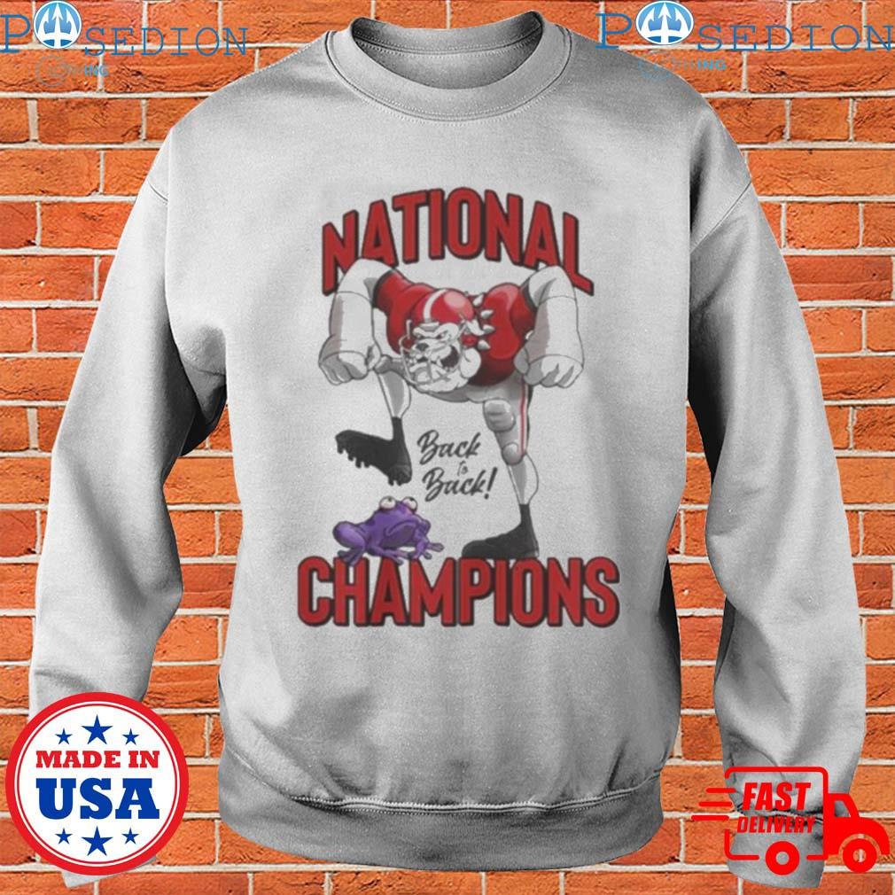 Georgia Bulldogs 2022 2023 National Champions Back To Back T-shirt ...