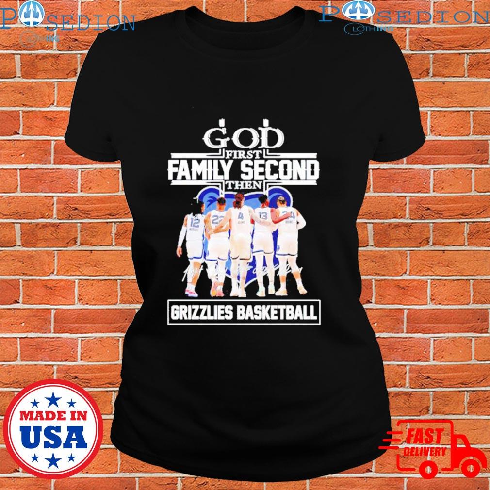 God First Family Second Then Grizzlies Basketball 2023 Nba Playoff Shirt -  Shibtee Clothing