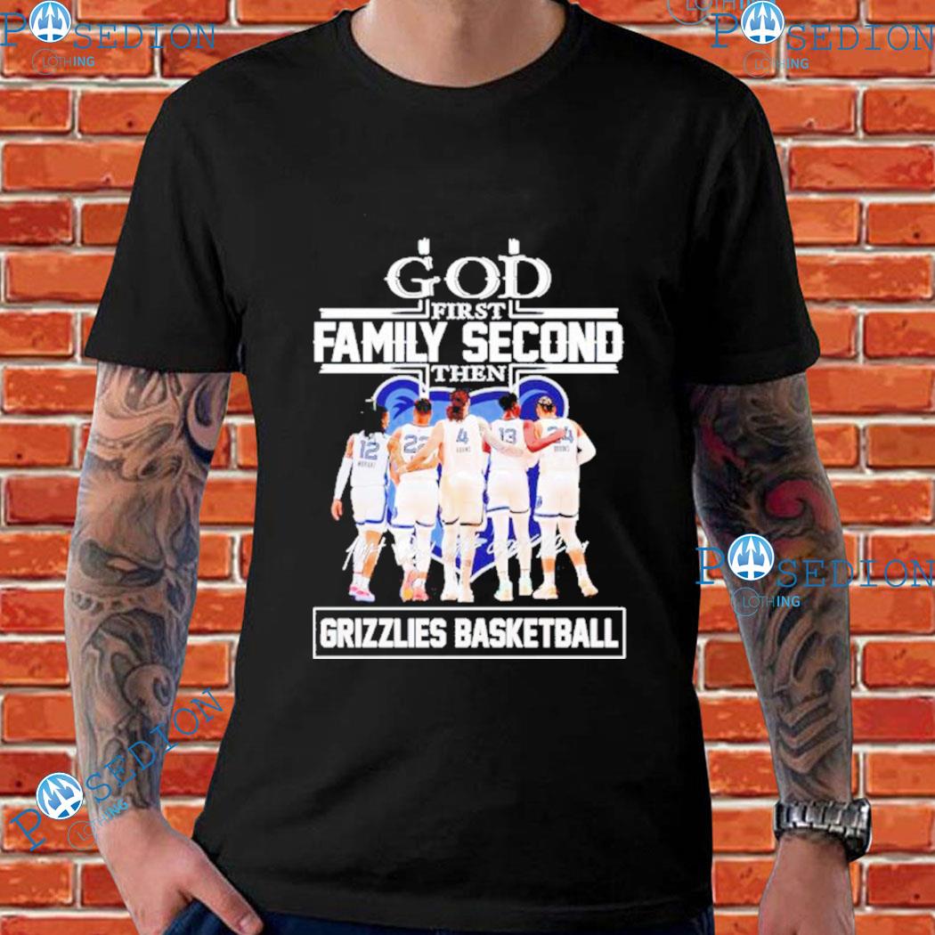 God First Family Second Then Grizzlies Basketball 2023 Nba Playoff Shirt -  Shibtee Clothing