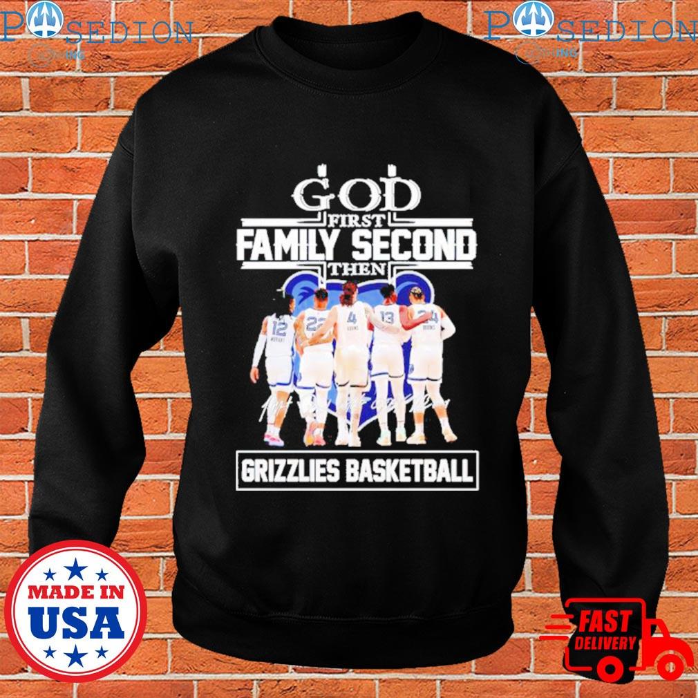 God First Family Second Then Grizzlies Basketball 2023 Nba Playoff Shirt -  Shibtee Clothing