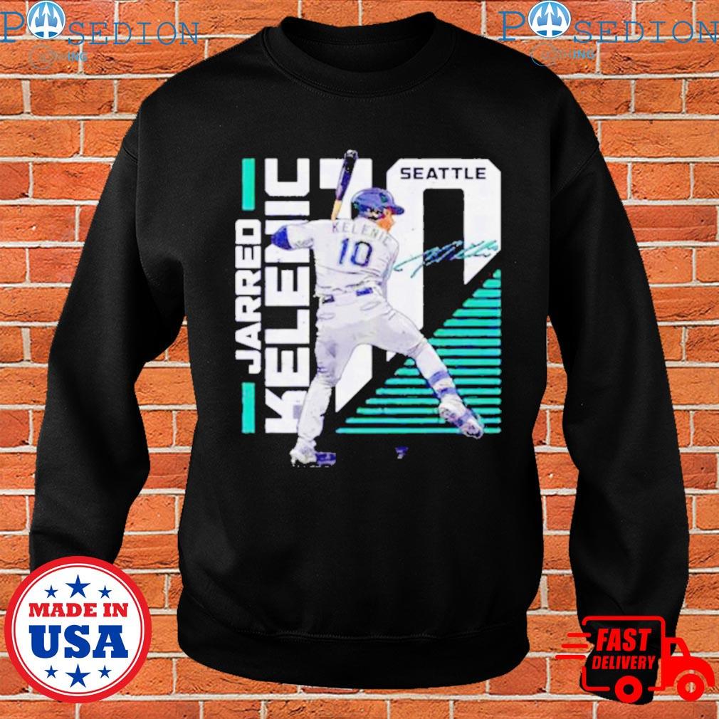 Jarred Kelenic Seattle Mariners signature stretch shirt, hoodie, sweater,  long sleeve and tank top