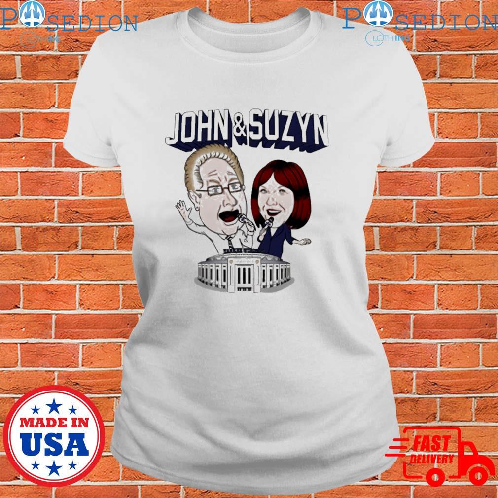 John And Suzyn T Shirt Night John And Suzyn Night Presented By Wfan T-Shirt  in 2023