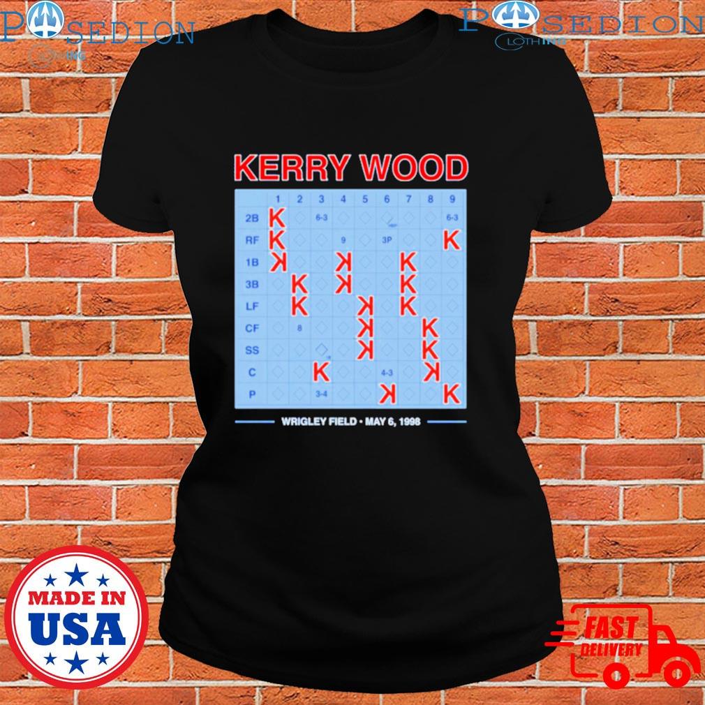 Kerry wood 20 strikeout scorecard shirt