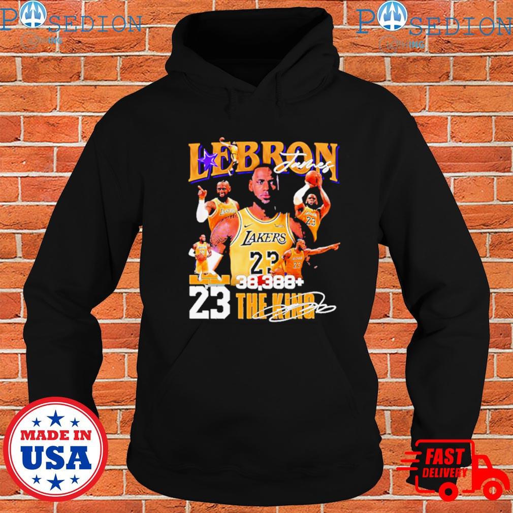 Lakers lebron 23 the king signature T-shirt, hoodie, sweater, long