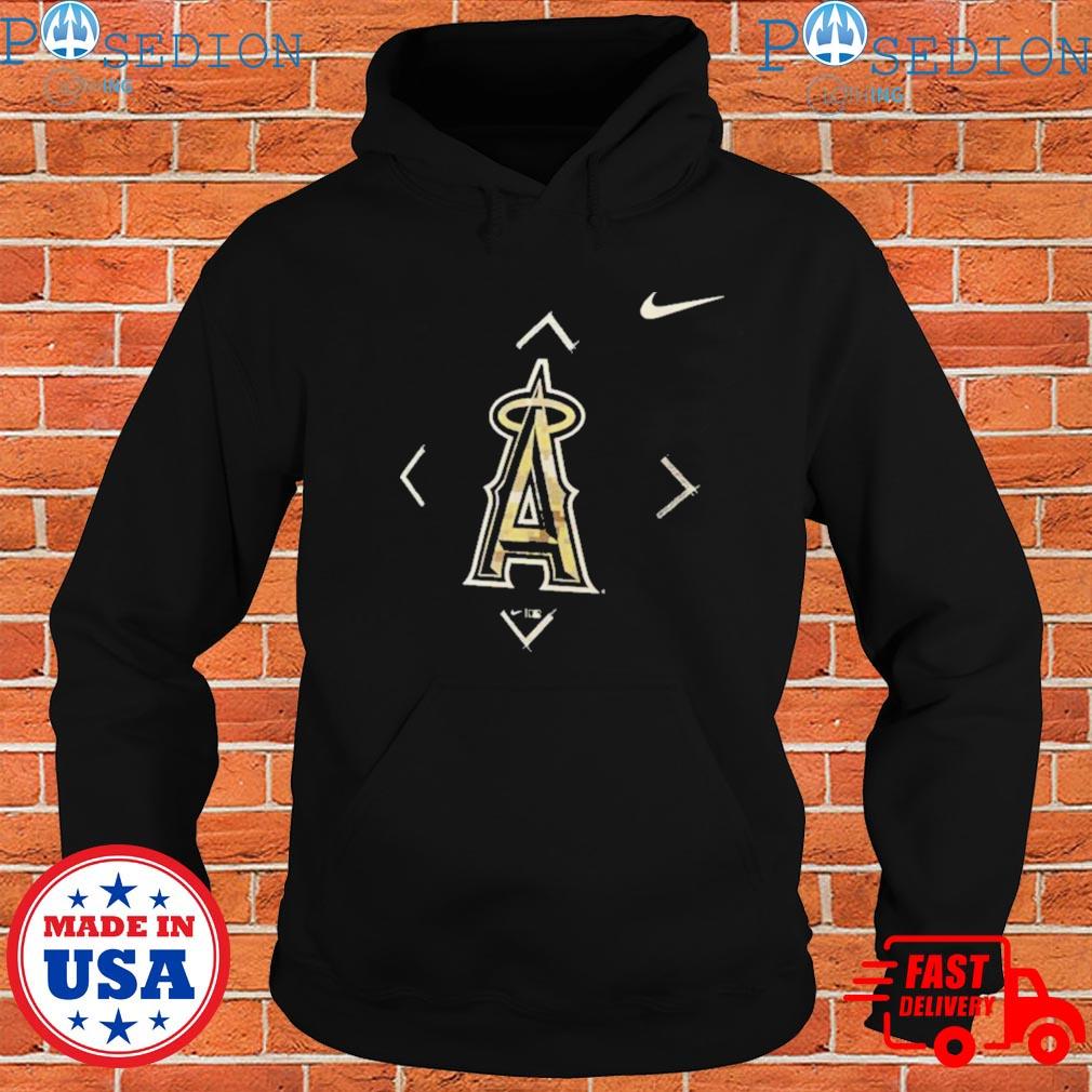 Los Angeles Angels Nike Camo Logo 2023 Shirt - Limotees