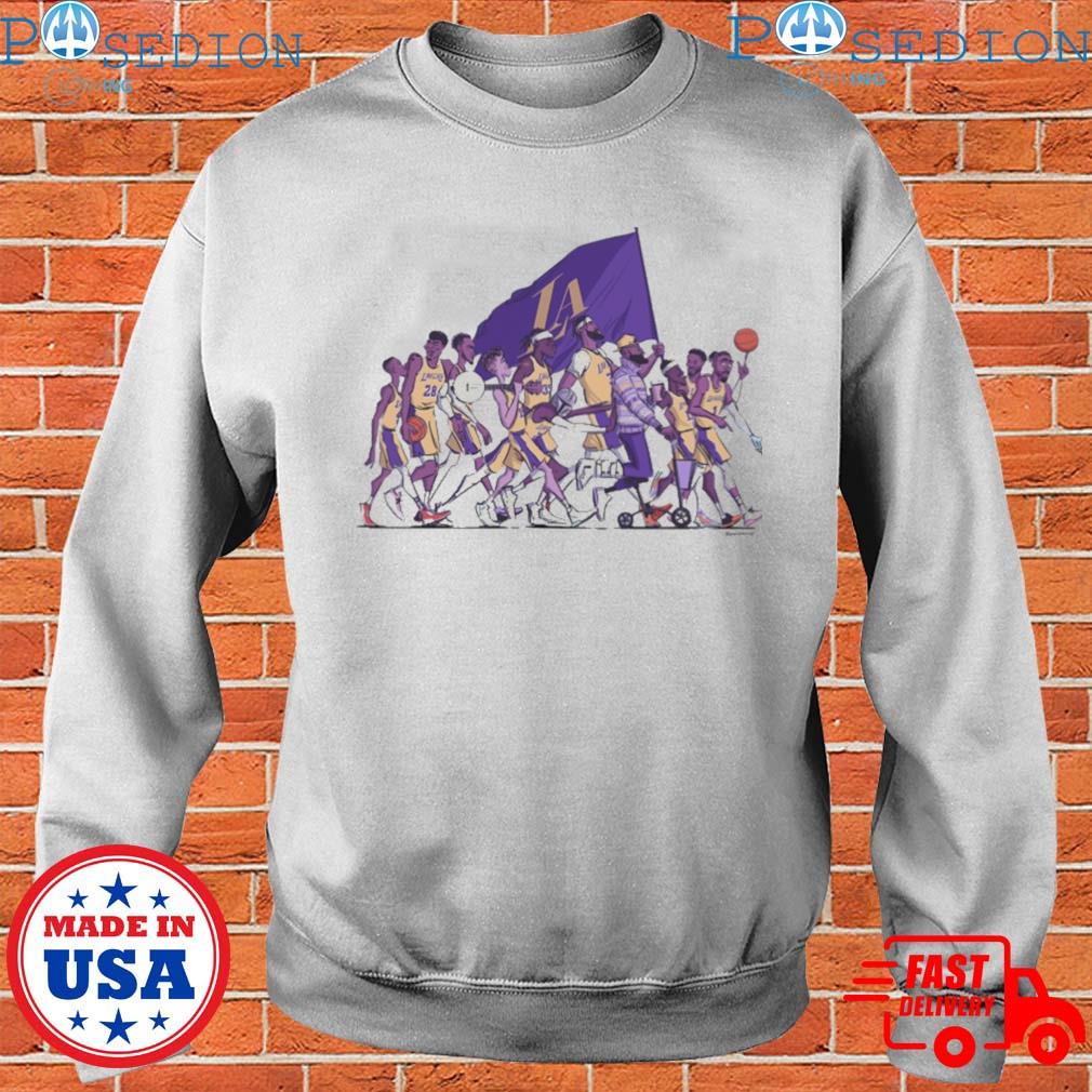 Rolling Into Monday LA Lakers Basketball Shirt - Freedomdesign