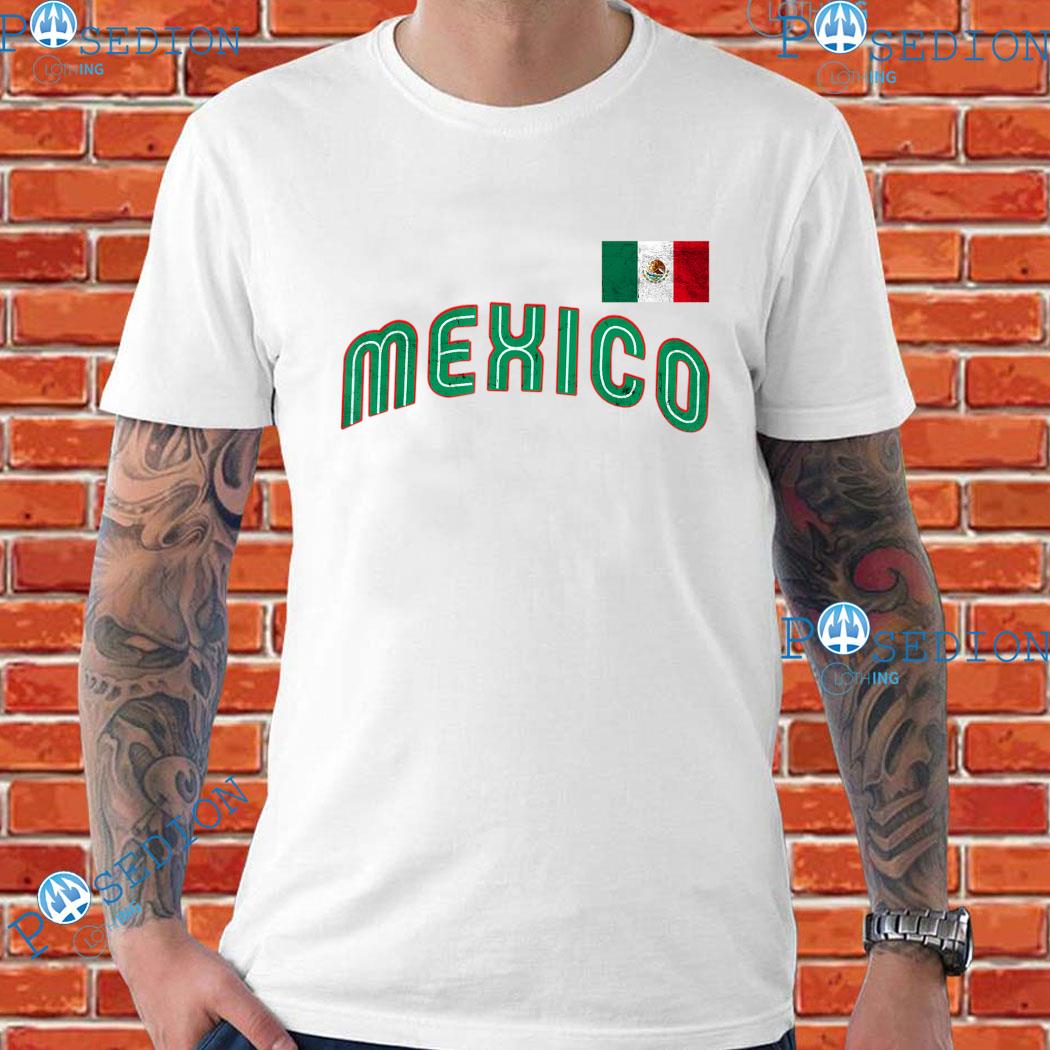 AVAILABLE Mexico Flag Baseball Jersey