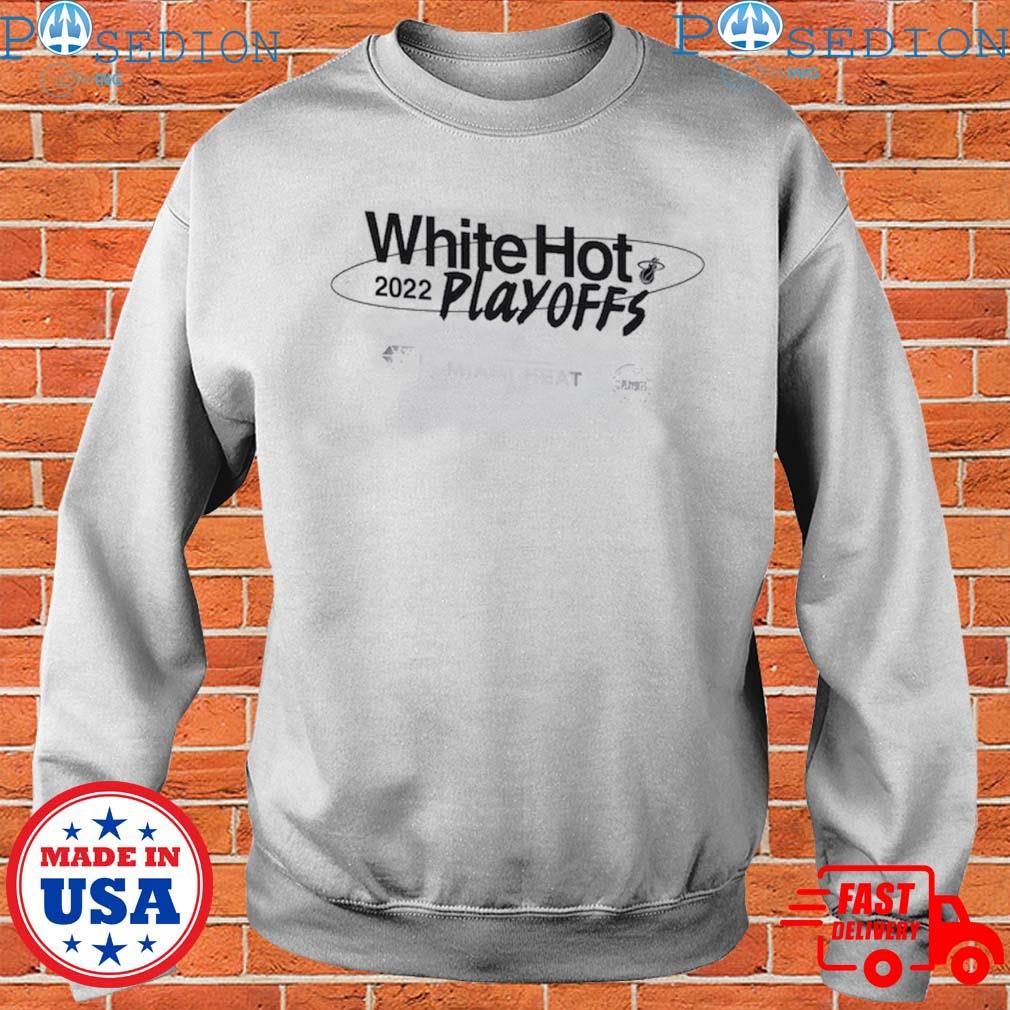 Official Nike Miami Heat white hot 2023 NBA Playoff T-Shirt, hoodie,  sweater, long sleeve and tank top