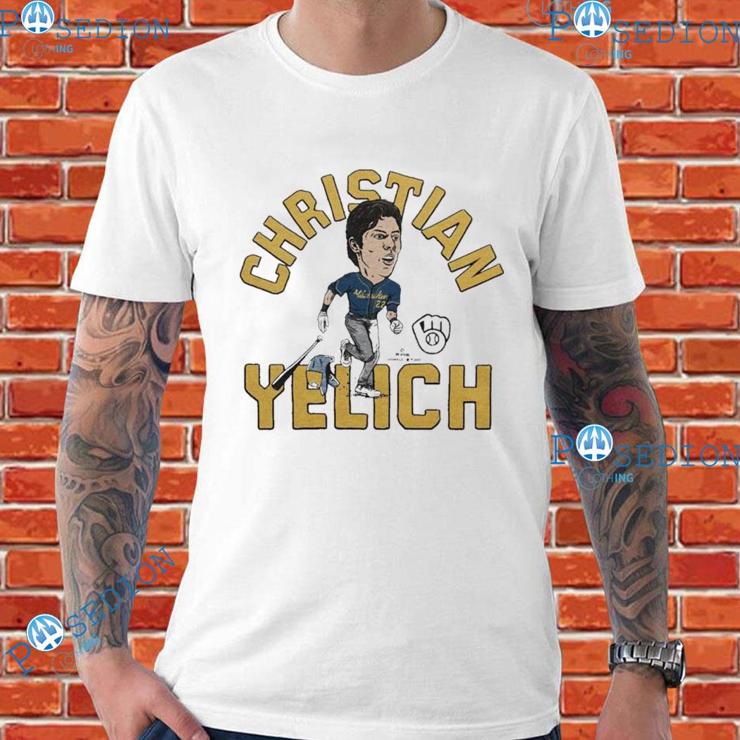 Christian yelich milwaukee brewers T-shirt, hoodie, sweater, long sleeve  and tank top