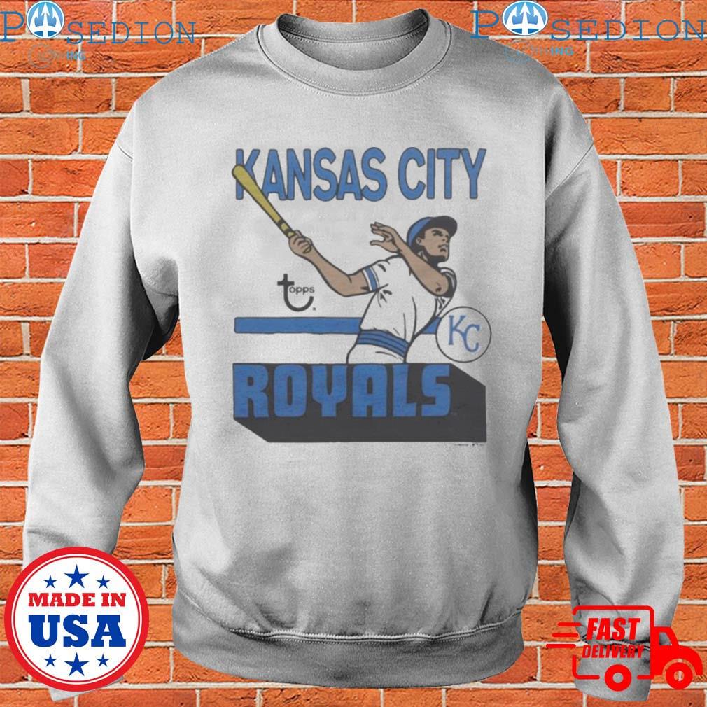 mlb x topps kansas city royals shirt T Shirt - Limotees