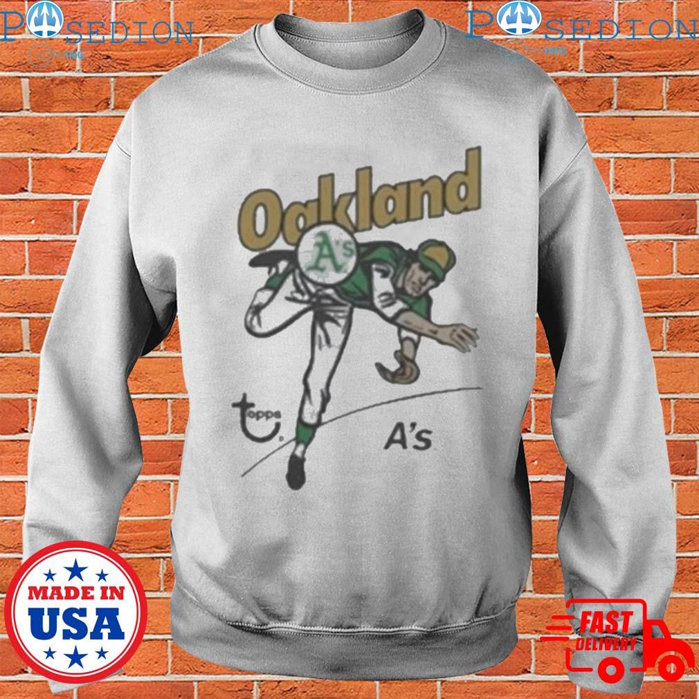 Official MLB x Topps Oakland Athletics shirt, hoodie, sweater, long sleeve  and tank top