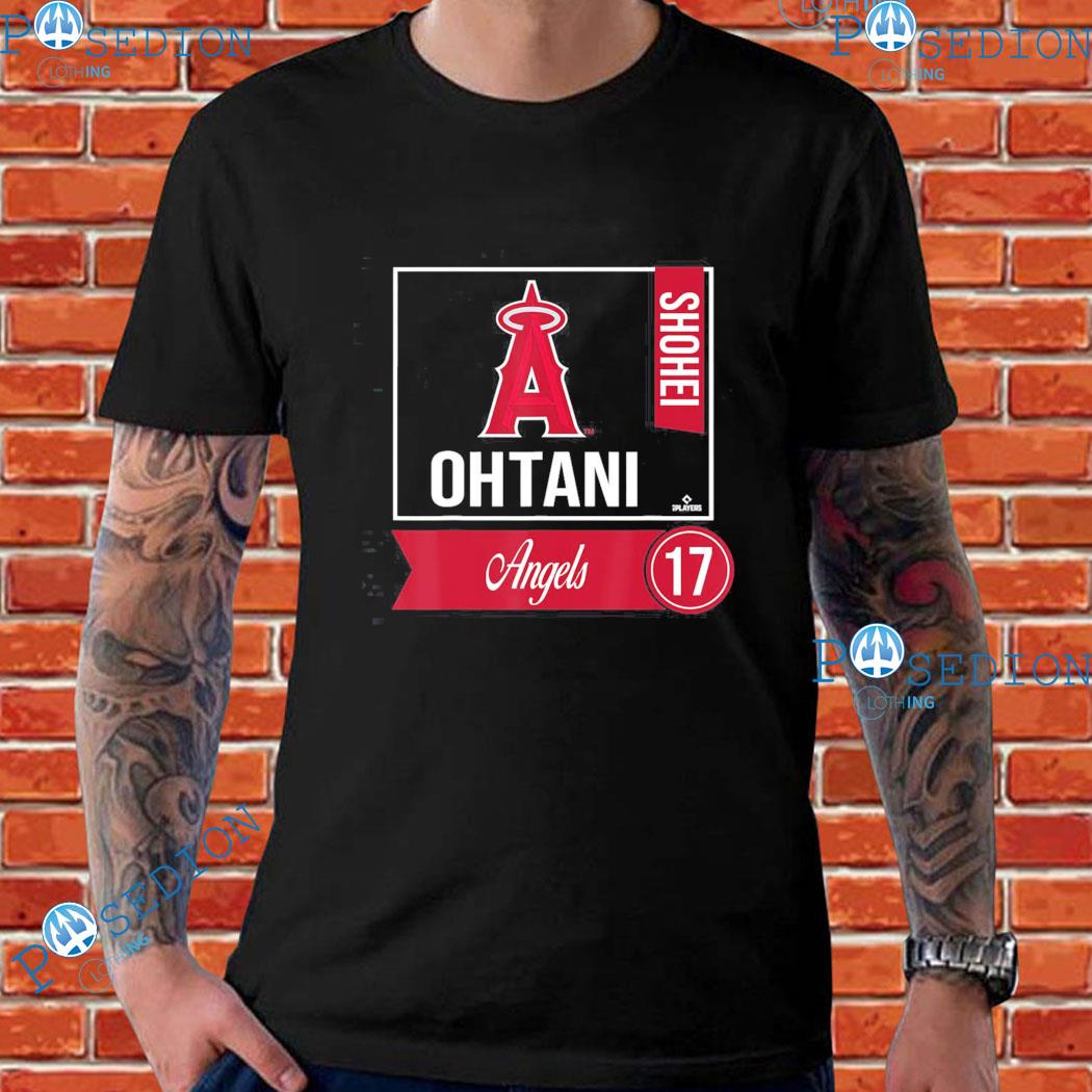 Shohei Ohtani Men's Cotton T-Shirt - True Navy - Los Angeles | 500 Level Major League Baseball Players Association (MLBPA)