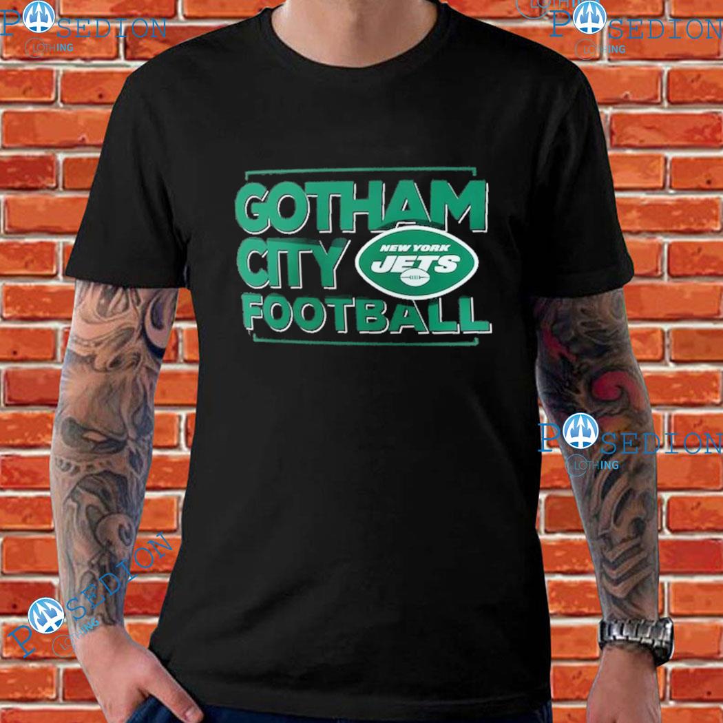 New York Jets Gotham City Football Iconic Hometown Graphic T-Shirt