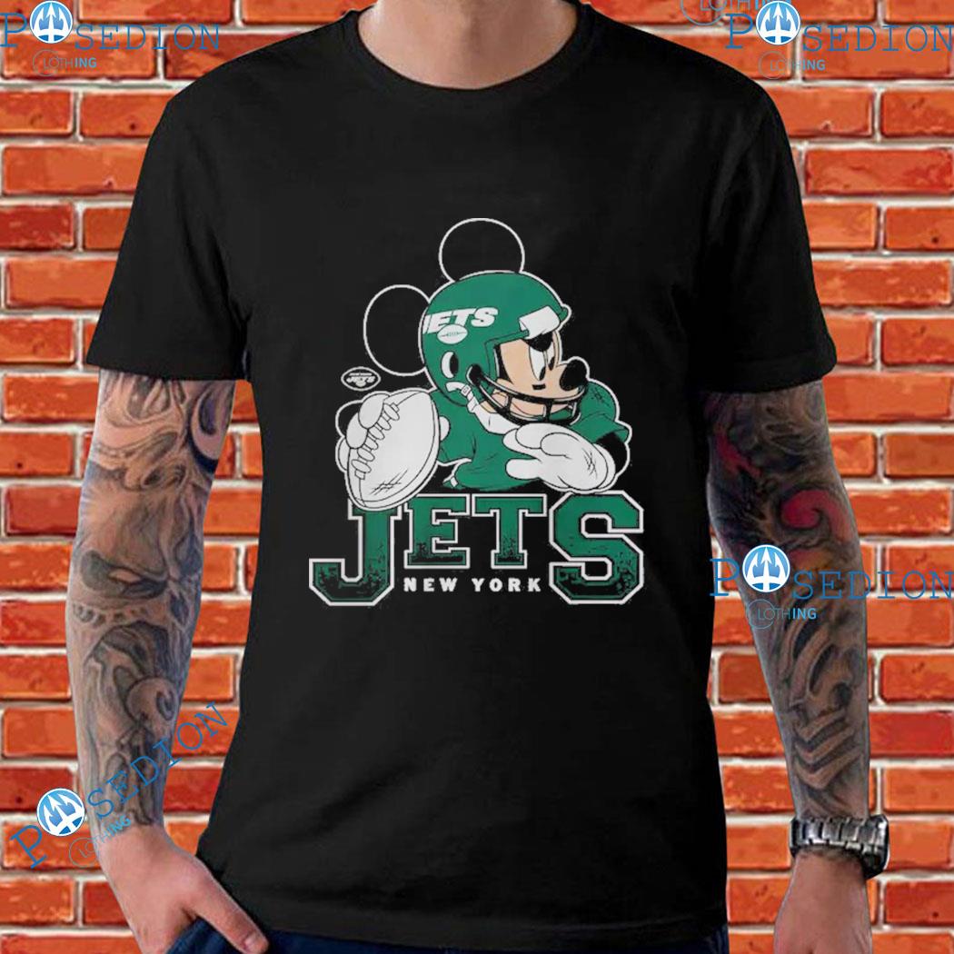 New York Jets Mickey at Quarterback Disney Vintage Football T-Shirt -  Dynasty Sports & Framing