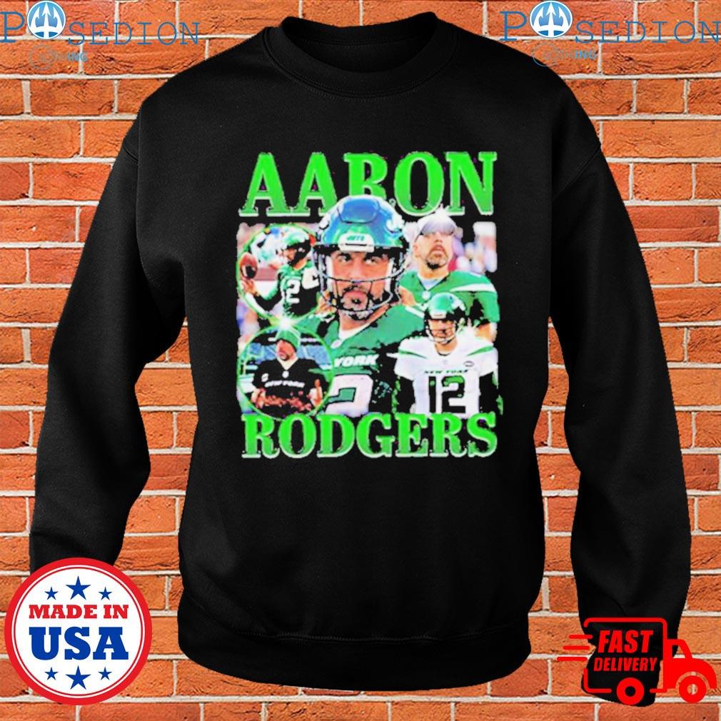 Nfl Aaron Rodgers Classic 90s Graphic Tee New York Jets Shirt