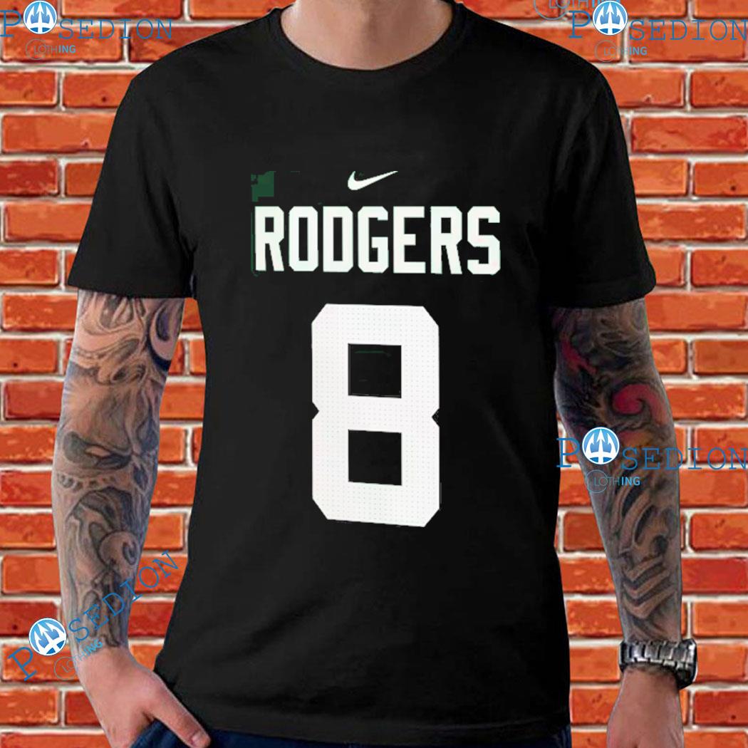 Nike Men's New York Jets Aaron Rodgers Black T-Shirt