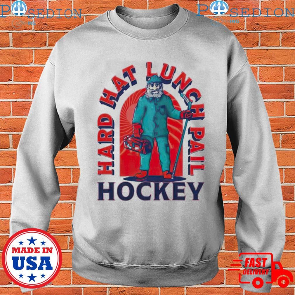 New York Islanders Fisherman mascot hard hat Lunch pail hockey shirt,  hoodie, sweater, long sleeve and tank top