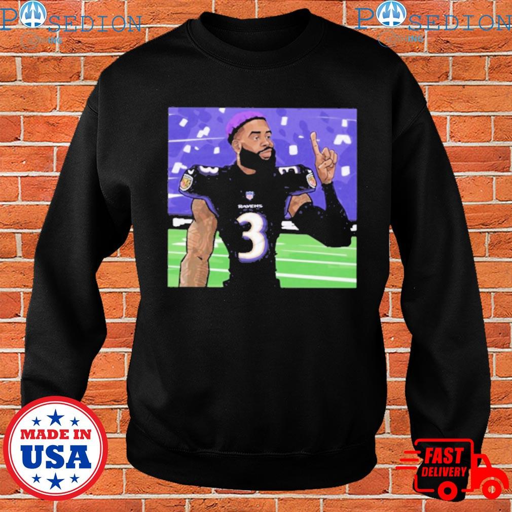 Odell Beckham Jr. Baltimore Ravens Youth Player Name & Number T-Shirt,  hoodie, sweater, long sleeve and tank top