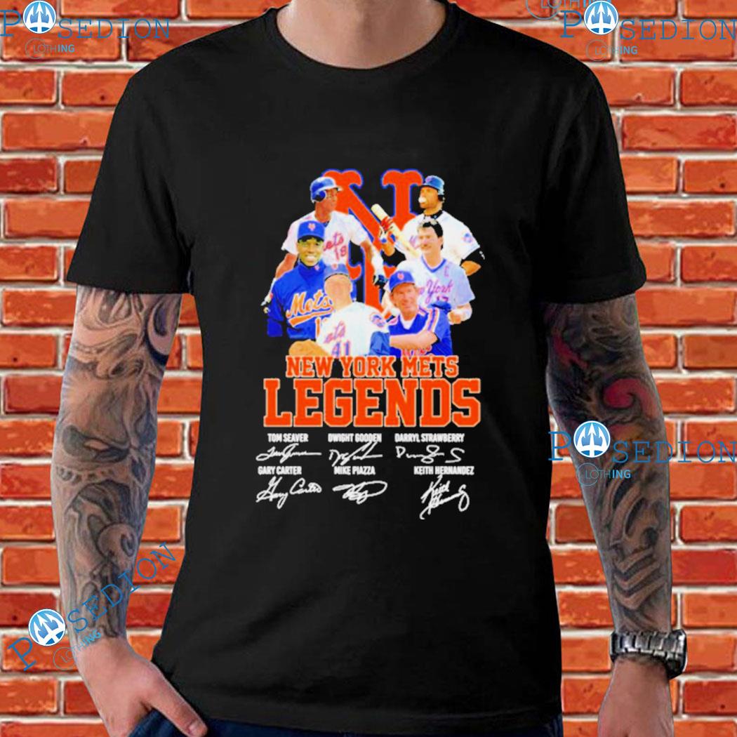 Official new york mets legends tom seaver dwight gooden darryl strawberry  signatures T-shirt, hoodie, sweater, long sleeve and tank top