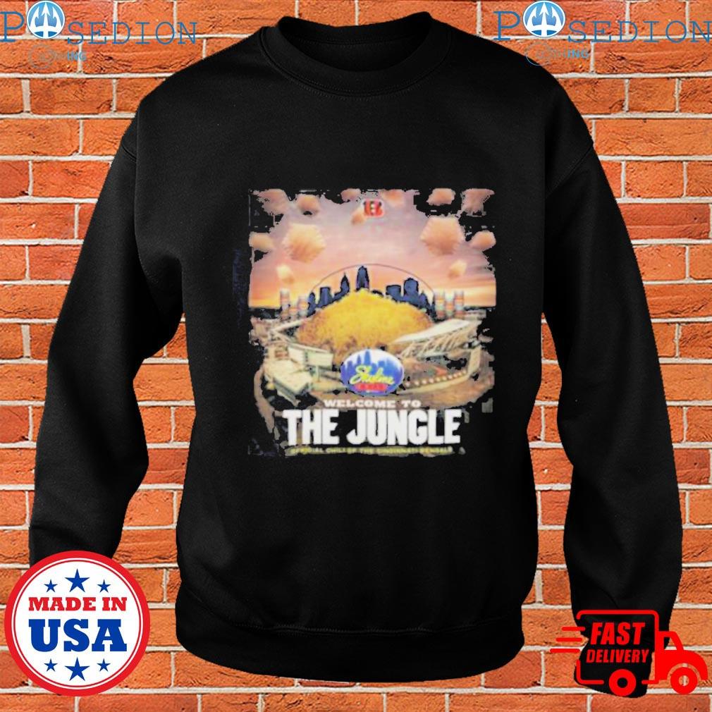 Cincinnati Bengals helmet welcome to the jungle shirt, hoodie, sweatshirt,  ladies tee and tank top