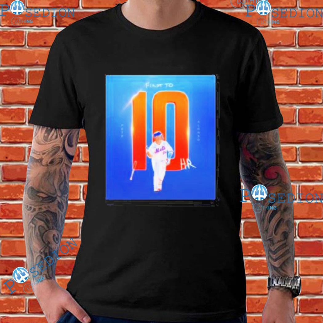 Pete Alonso NY Mets HR First to10 shirt, hoodie, sweater and long