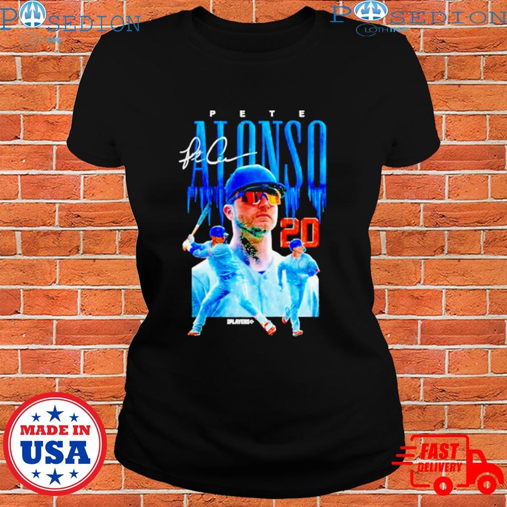 Pete Alonso's Polar Bear 20 New York Mets Signature Shirt