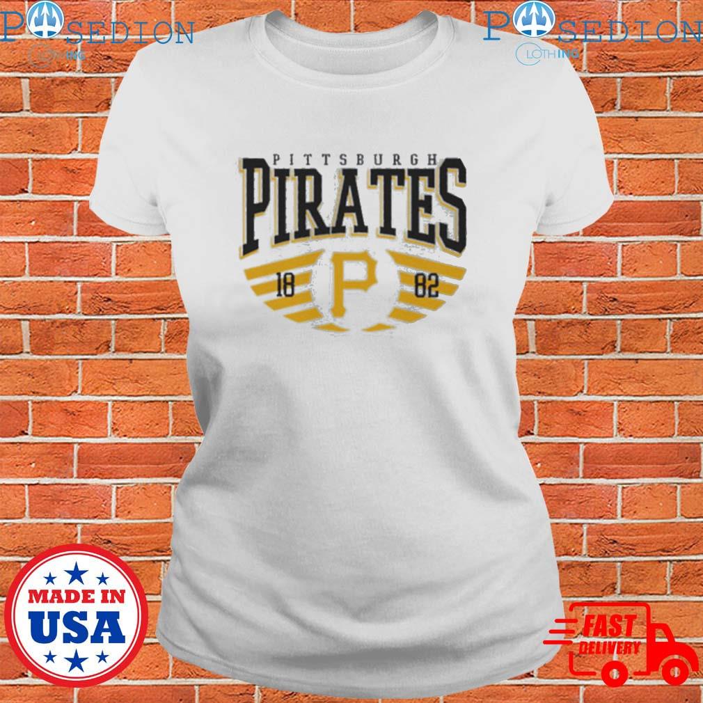 Pittsburgh Pirates Womens Black Script LS Tee