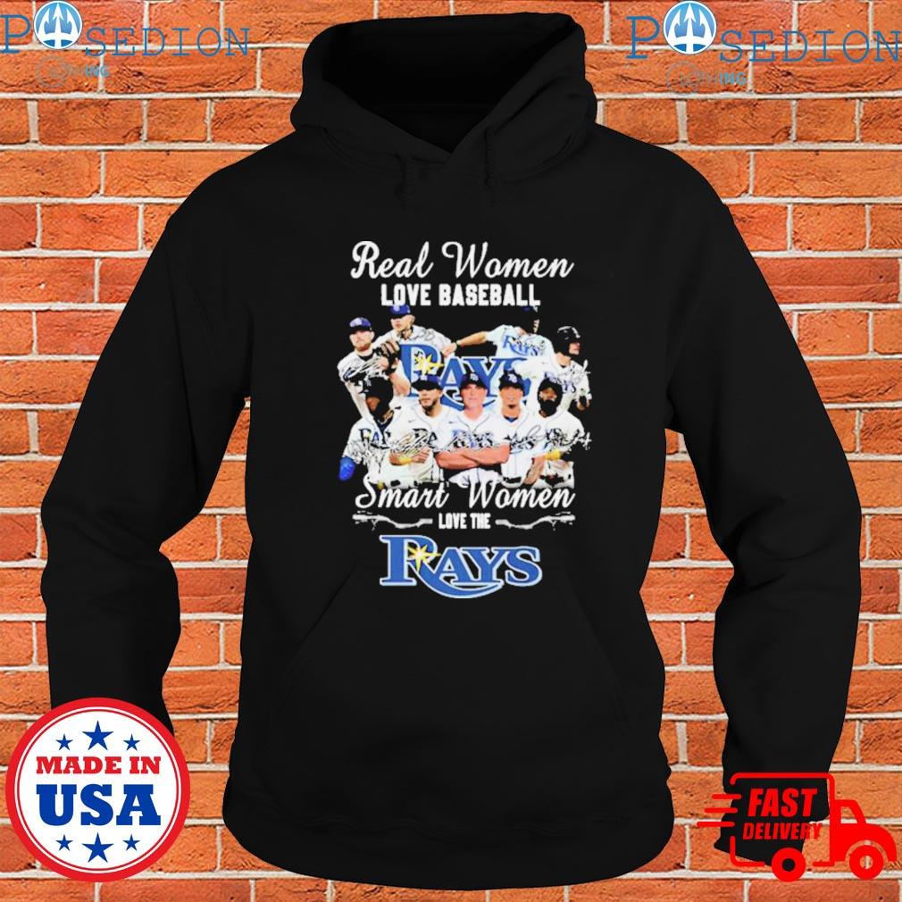 Tampa Bay Rays real women love baseball smart women love the Tampa Bay Rays  signatures 2023 shirt, hoodie, sweater, long sleeve and tank top