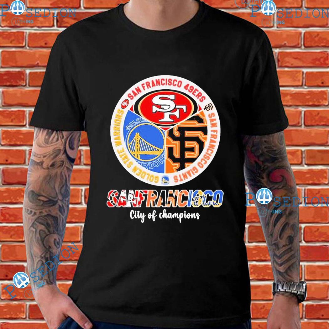 Official 49ers and giants and warriors san francisco city logo