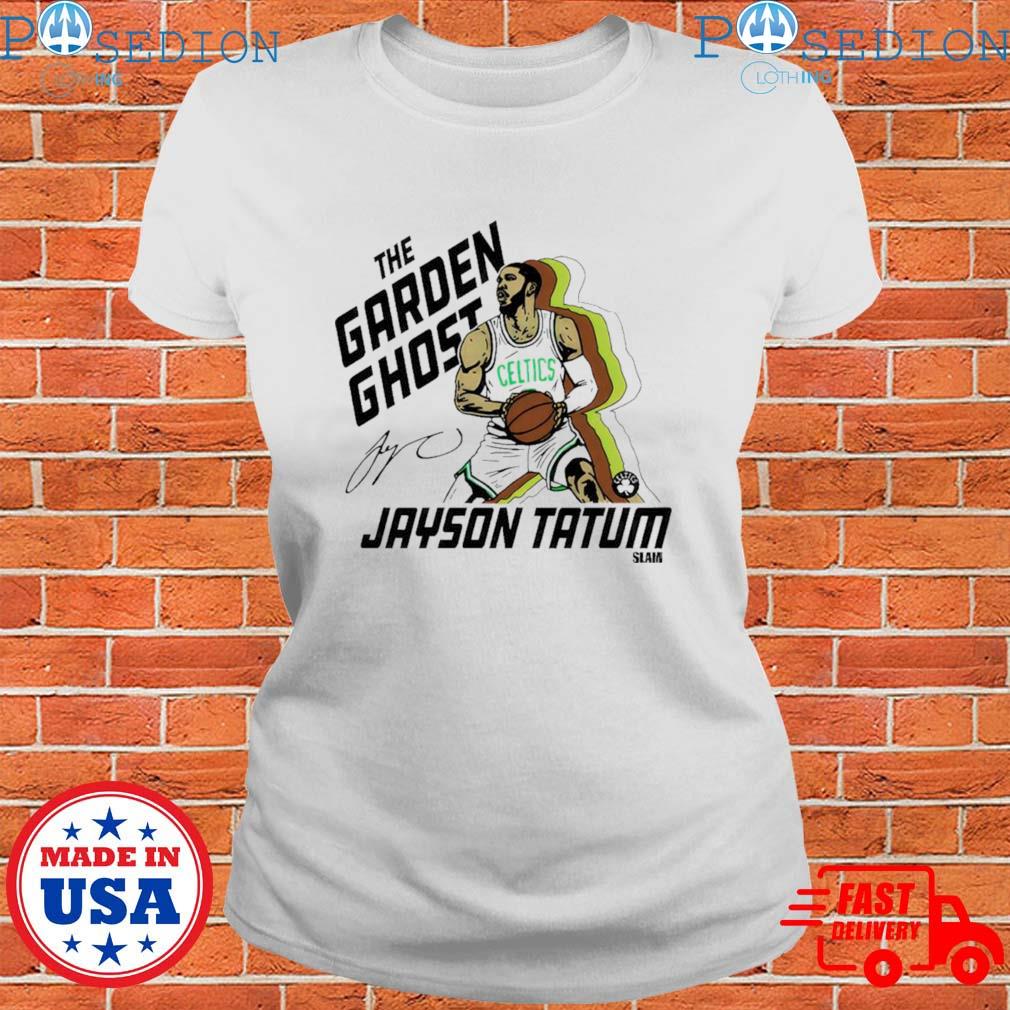 Slam jayson tatum the garden ghost signature T-shirt, hoodie, sweater, long  sleeve and tank top